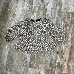 Zara blouse with ruffles